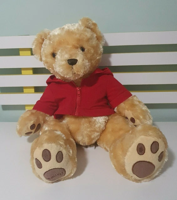 MYER TEDDY BEAR Bailey 2008 Red Hoodie 40Cm Christmas Teddy Bear