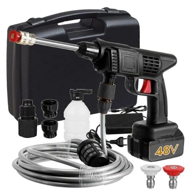 20000 MAh Cordless Idropulrice Ad Alta Pressione Rondella Pistola Ad Acqua A Spruzzo Batteria Al Lio Per Uso Domestico Pompa Per Autolavaggio Con Batteria 48V - Foto 11