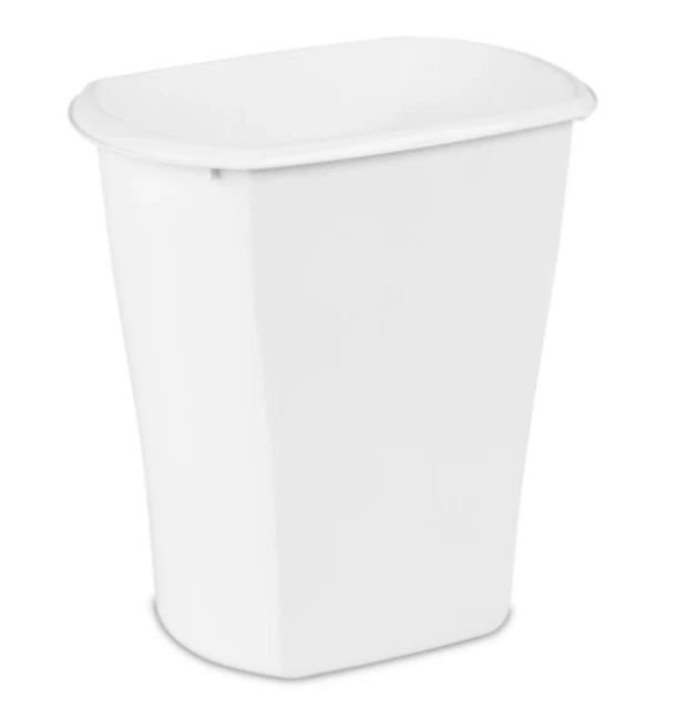 STERILITE 3 GALLON Trash Can, Plastic Bathroom or Office Trash Can