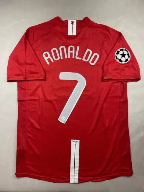 Maglia Calcio Retro Manchester Utd Home 7 Ronaldo Finale Ucl Champions 08