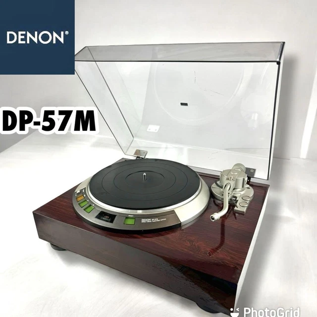 ◆大感謝祭!! DENON DP-57M プラッター m0t9328 DENON DP-57M HIGH-END Quartz Turntable Record Player Vintage