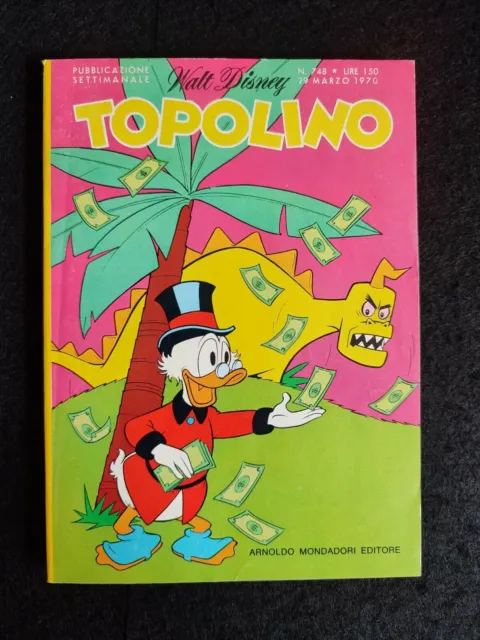 TOPOLINO LIBRETTO Nr. 748 Ed. Mondadori 1970 ***