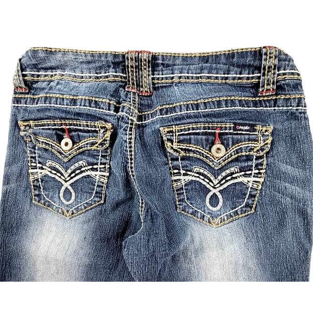 Angels Junior Jeans Decorative Stitching Throughout size 9 Regular ... JH1596503
