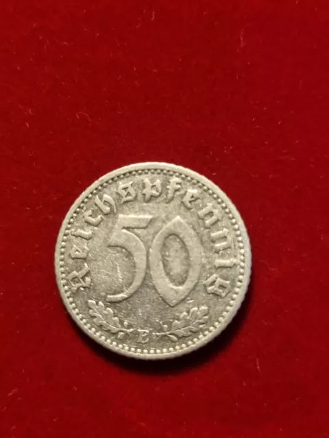 Deutschland 3. Reich 50 Pfennig 1935 E