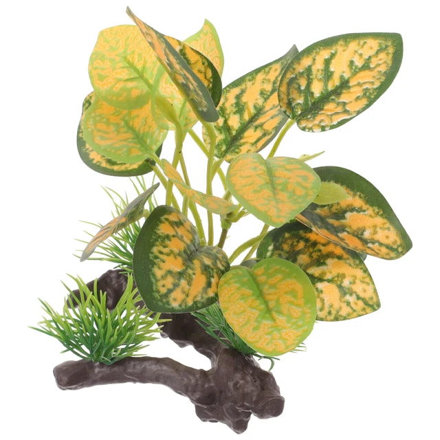 MINI PIANTE ACQUATICHE Artificiali Foglie Di Deposizione Delle Uova Di Betta - EUR 2,49