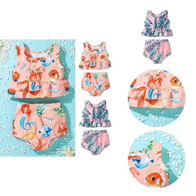 1 set costumi da bagno neonati consistenza fine lunga durata bambini bambini