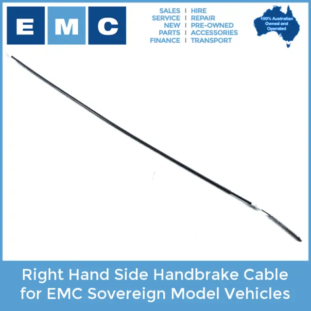 Handbrake Cable for EMC Sovereign Electric Vehicles (Right Hand Side)