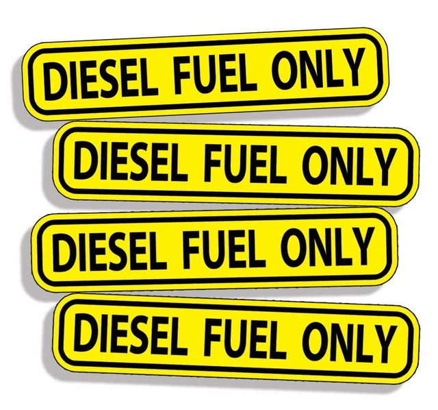 Truck Door Decals 6-Pack "HYDRAULIC FLUID ONLY" Vinyl Decals / Stickers - Fuel Door & Machinery Labels Fuel Door Labels Hydraulic Fluid Only - Foto 7