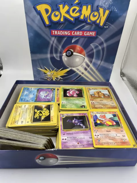 650+ Vintage Pokemon Cards  - Played WOTC Bundle Job Lot - No Energy Cards