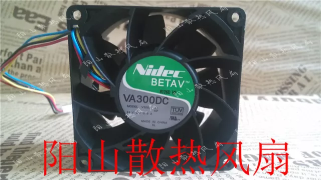 NIDEC VA300DC v35072-58 80*80*38mm 8038 DC 12v  0.9A server axial fan #M2812 QL