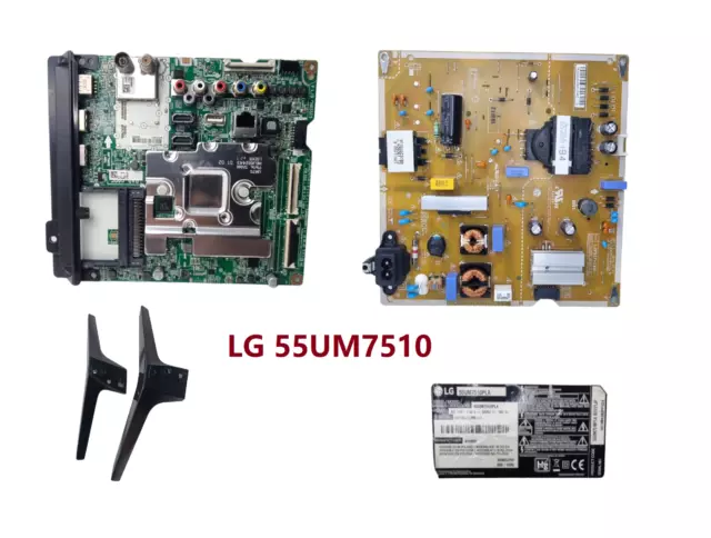 Ersatzteile LG 55UM7510 smart Tv Mainboard Netzteil Standfuß