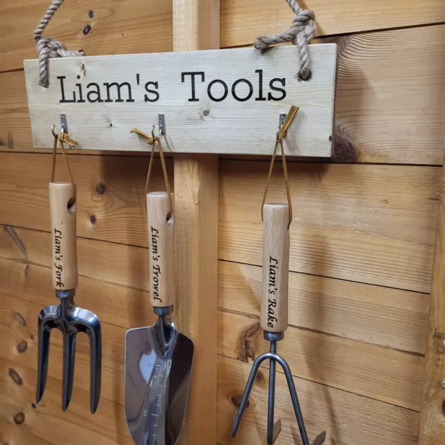 Personalised garden hand tools ,garden Set,tool Set ,gardeners Gift 2