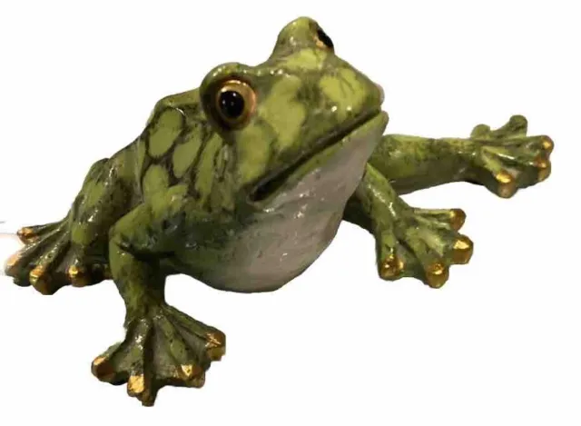 Leap Day Special~FROG Figurine Glossy Finish Resin? Highly Detailed Tree Frog