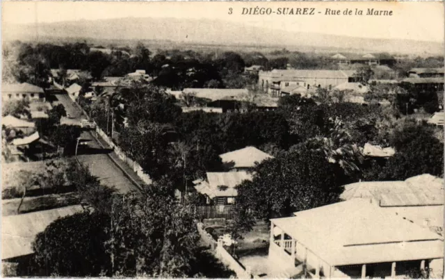 CPA AK Diego Suarez Rue de la Marne MADAGASCAR (1261541)