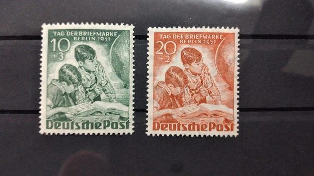 Berlin 1951 Nummer 80-81 Sauber Postfrisch