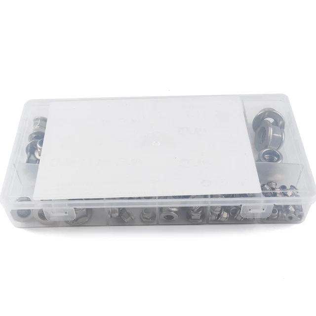 120 Pcs Top-Lock-Flanschmutter Kontermutter Für Metallflansch Rostfreie
