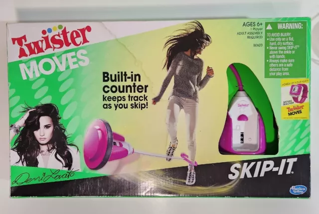 Twister Moves Skip-It Built-in Counter Hasbro Game Demi Lovato B0620 NIB