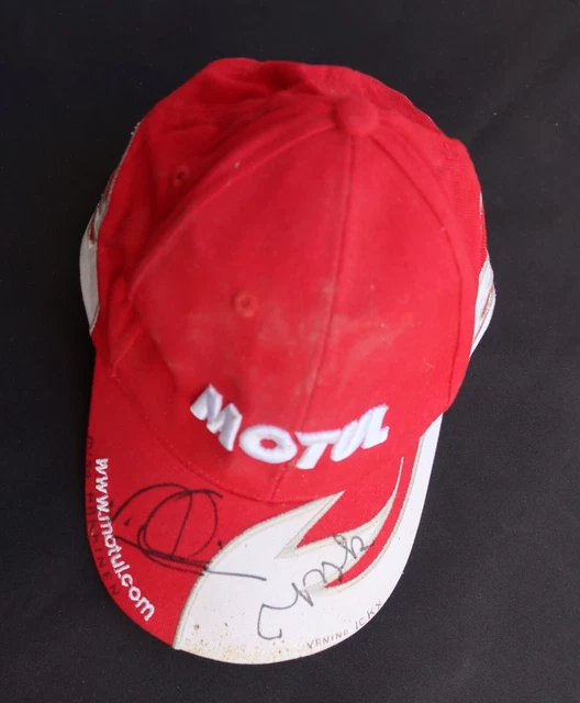 Casquette signée MOTUL Mika HAKKINEN SCHNEIDER DTM Le Mans 2006 SIGNED HAT CAP