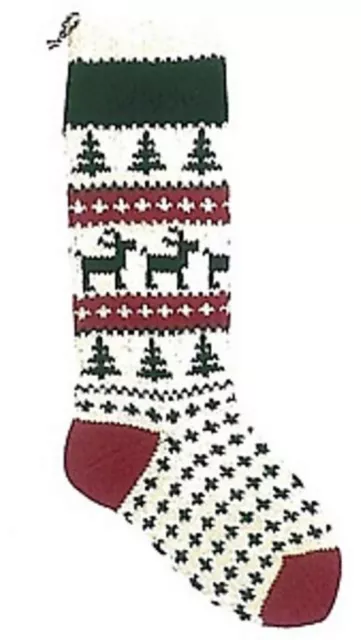 Candide Wool Yarn Christmas Stocking Knitting Kit (105 - Reindeer)