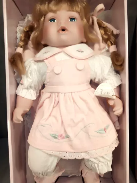 LEONARDO COLLECTION Porcelain Doll Katie With Bike And Box 33.97