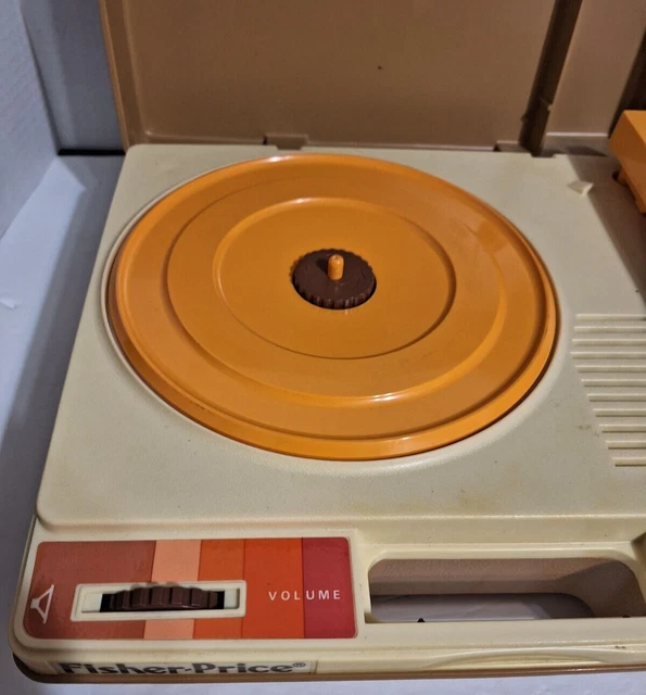 Vintage 1978 Fisher Price Record Player Model 825 Kid Phonograph Turntable Works 2