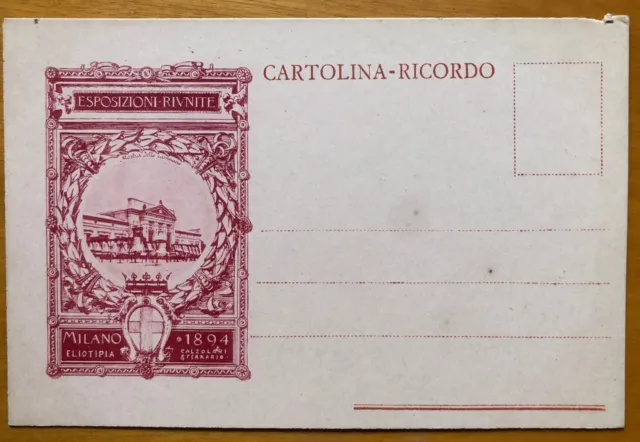 Carte Postale Souvenir Aufnahmen Etuis Milano 1894 Show Des Cloches