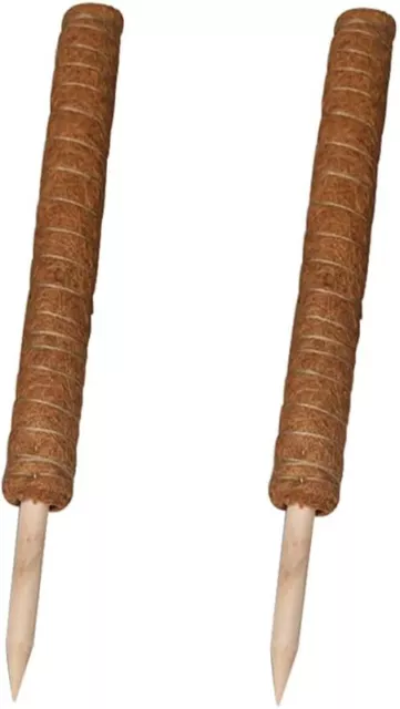 2 Pcs Plant Support Totem Pole Coir Moss Stick Stake Coco Poles for...