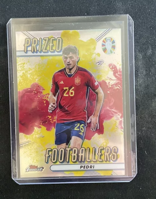 2023 TOPPS FINEST Road To Euro 2024 Pedri Prized Footballers Fusion Ssp