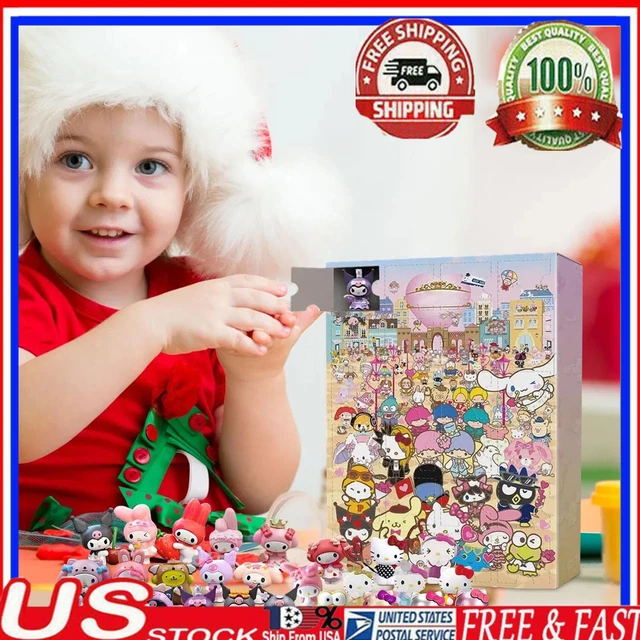 2025 CHRISTMAS ADVENT Calendar Hello Kitty Kuromi Countdown 24 Days