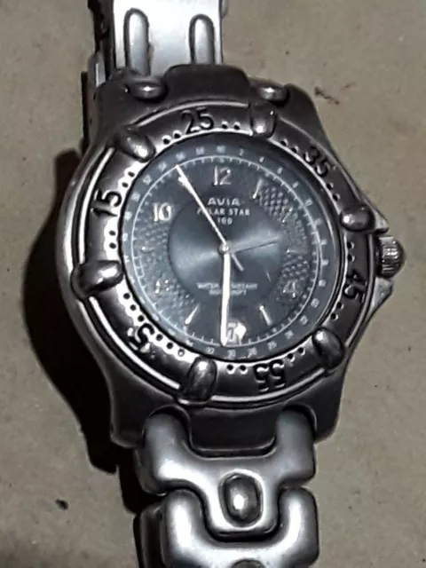 AVIA POLAR STAR 100 Quartz Gents Watch b30 23.00 PicClick UK