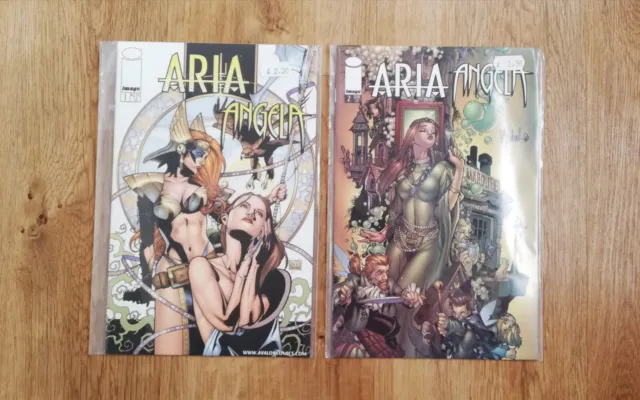 Aria Angela Issues 1 & 2 Complete story Heavenly Creatures Near Mint condition