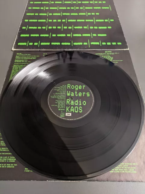 roger waters-LP RADIO WAVES-PRIMA STAMPA ITA 1987