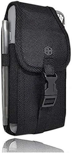 AH Military Grade Nylon Cell Phone Belt Holder for Men Android Pouch Carrying...