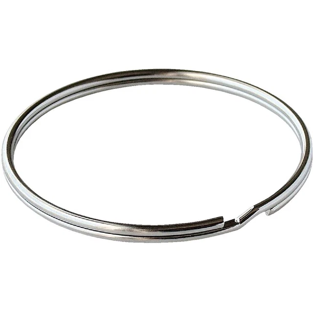 Lucky Line Tempered Steel Nickel-Plated 3/4 In. Key Ring (100-Pack) 76200 Pack