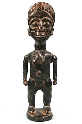 Art African Arts First - Antique Fetish Abron - Arm Jointed - 27 CMS