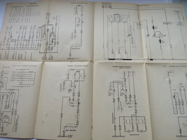 SCHALTPLAN ELEKTRISCHE ANLAGE Wartburg 353 EUR 3,99 - PicClick DE