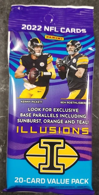 Panini Illusions 2022 Football Fat Pack Value Cello 20 Cards Factory Sealed FASC