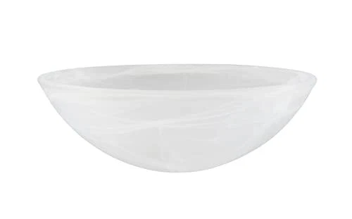 Aspen Creative 23514-11 Alabaster Glass Shade for Medium Base Socket Torchier...