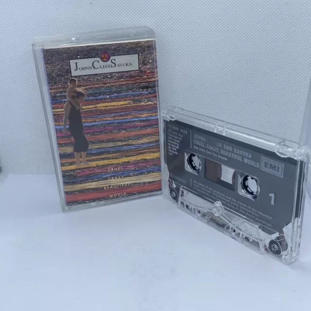 Johnny Clegg & Savuka – Cruel, Crazy, Beautiful World Cassette tape