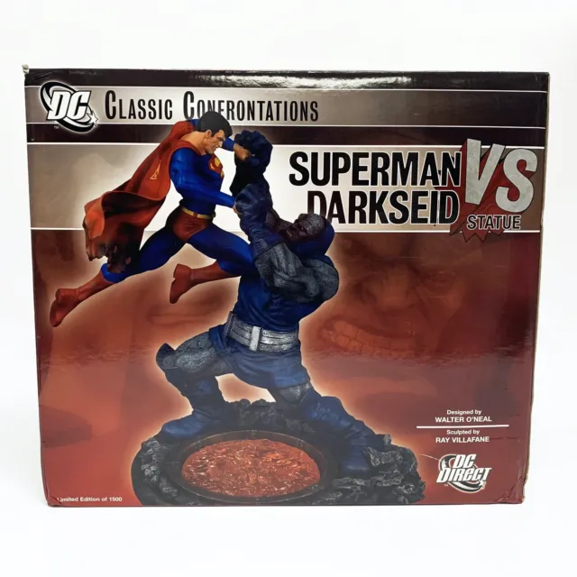 Superman VS Darkseid Statue 1103/1500 DC Direct 1st EDITION Full Size 2008 NEW