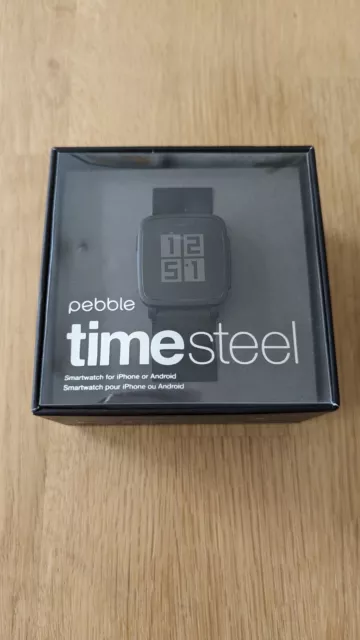 PEBBLE TIME STEEL Steel Band Grey 188.86 PicClick UK