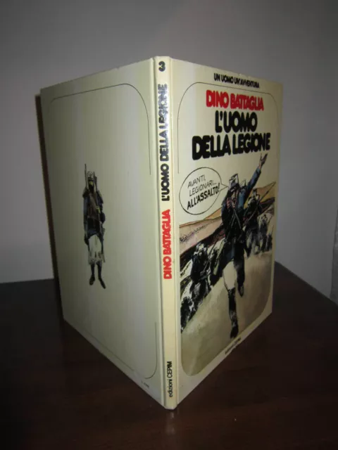 Cartonato Un Uomo Un'avventura N°3 L'uomo Della Legione Edizioni Cepim Gen 1977