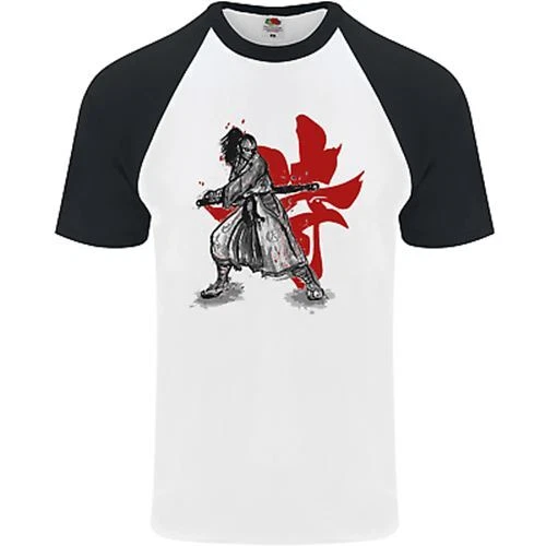 Samurai Spirit Mma Misto Arti Marziali DA UOMO S/S Baseball T-Shirt