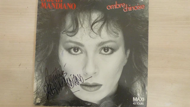 Mx45 Rapper AUTOGRAPHE ORIGINAL SIGNED de la Chanteuse SARAH MANDIANO sur Pochette ...