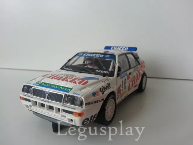 Slot Scx Scalextric Altaya Lancia HF Integrale " Rally Costa Brava 1992 " J.