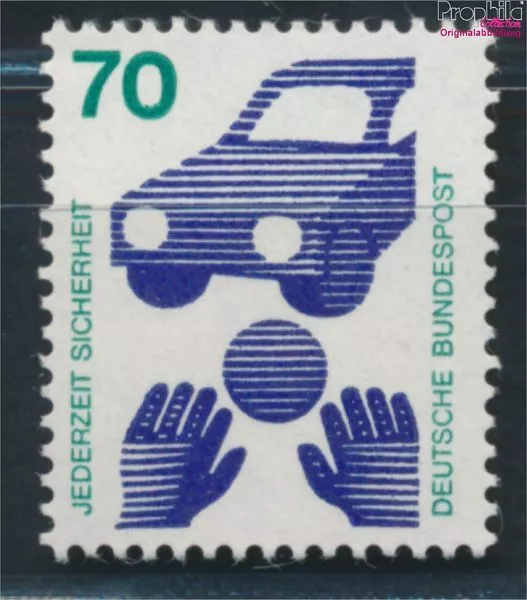 Briefmarken BRD Deutschland 1973 Mi 773Rd mit blauer Zählnummer postfrisc (10348