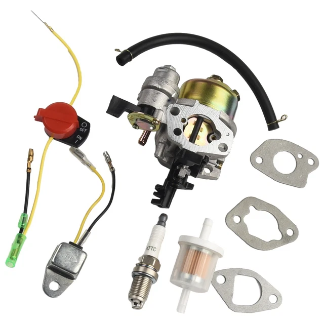 Kit Filtre Essence + Robinet + Tuyau Pour MZ ETZ Et Simson - 4 Colliers Inclus, Longueur 1 M