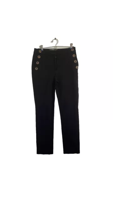 Women’s Derek Lam Crosby Navy Blue Skinny Jeans with Buttons Size 6