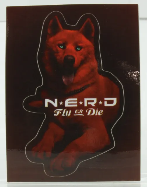 Virgin Records - N.E.R.D. Fly or Die Band Promo Sticker - 2004