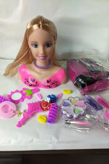 Tete a coiffer barbie king jouet discount